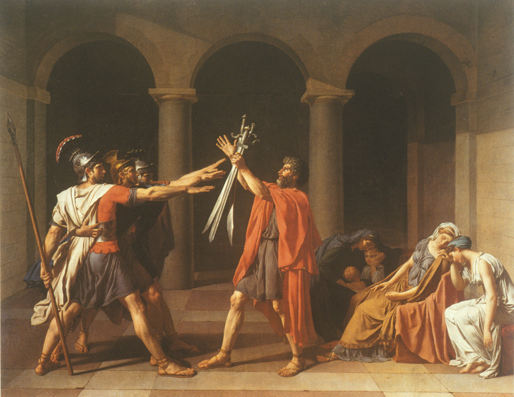 DavidSermentHoraces1784